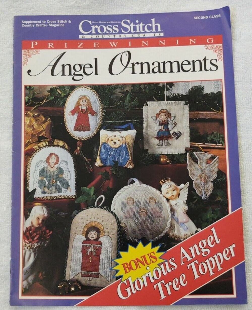 Cross Stitch & Country Crafts Prize Winning Angel Christmas Holiday Ornaments